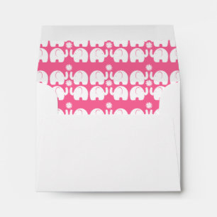 White Elephants with Daisy over Pink Envelope