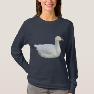 White Emden Goose T-Shirt
