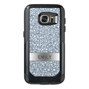 White Encrusted Diamonds Glitter OtterBox Samsung Galaxy S7 Case