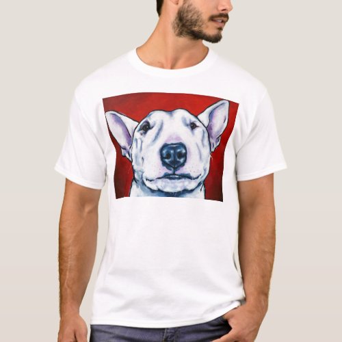 White English Bull Terrier T_Shirt