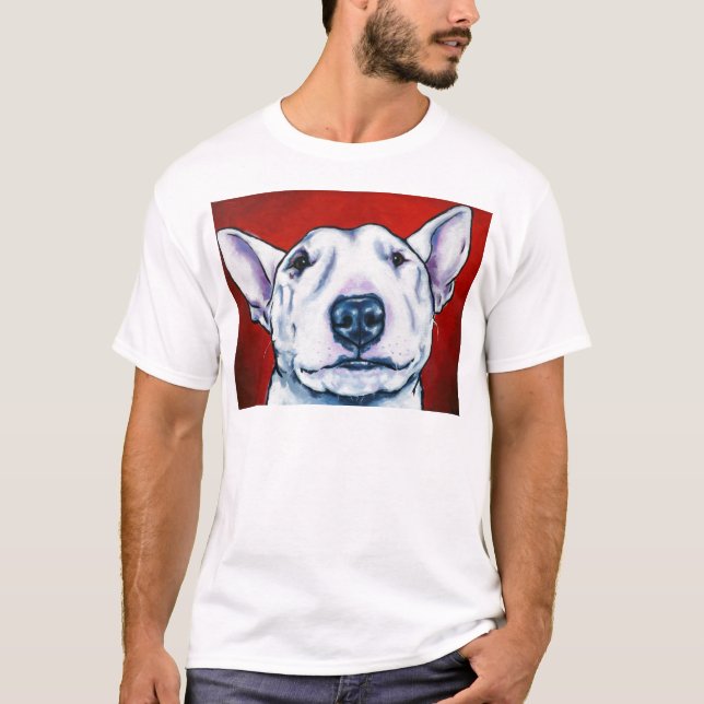White English Bull Terrier T-Shirt (Front)
