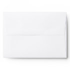 White Envelope, Gold Glitter Lined