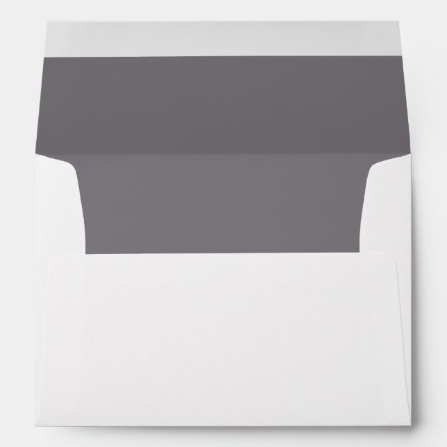 White Envelope, Grey Lined Envelope (Back (Bottom))