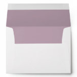 White Envelope, Lavender  Lined Envelope