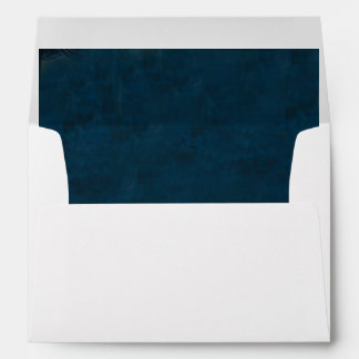 White envelope - Midnight Blue lined