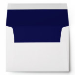 White Envelope, Navy Liner Envelope