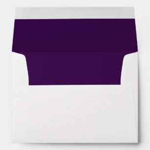 White Envelope, Plum Liner Envelope
