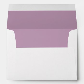 White Envelope  Rose Pink Lined Envelope by Mintleafstudio at Zazzle