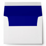 White Envelope, Royal Blue Liner Envelope