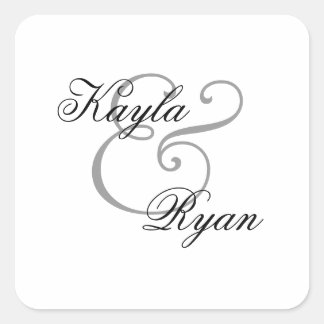White Envelope Seal Wedding