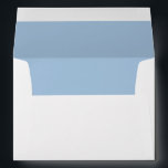 White Envelope, Sky Blue Liner Envelope<br><div class="desc">A White 5x7" envelope with a Sky Blue Lining Inside.</div>