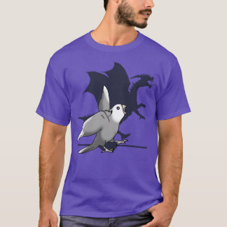 White faced Cockatiel Dragon Shadow T-Shirt