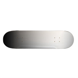 White Fade on Black Fade Skateboard Deck