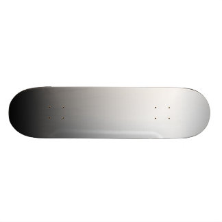 White Fade on Black Fade Skateboard Deck
