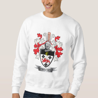 White Family Crest Coat of Arms Sweatshirt