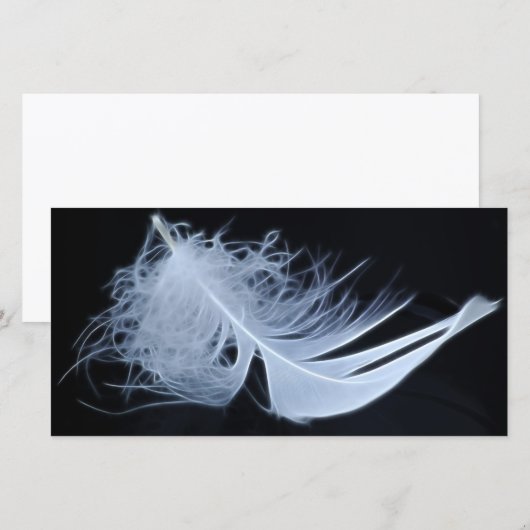 White feather - angelic by nature (Front/Back)