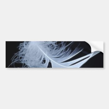 White Feather - Angelic By Nature Bumper Sticker by laureenr at Zazzle