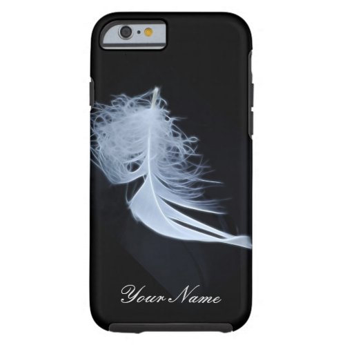 White feather _ angelic by nature tough iPhone 6 case