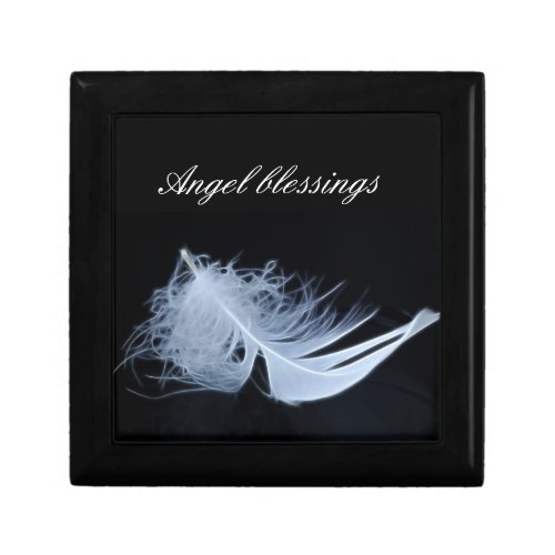 White feather _ angelic by nature gift box