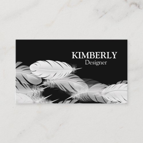 White Feather Business Card