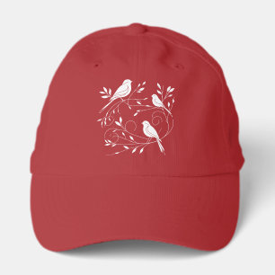White Feathered Friends Cap