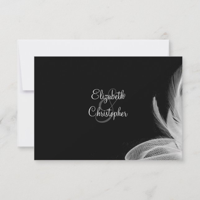 White Feathers 2 RSVP (Front)