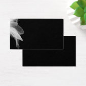 White Feathers Plain Card (Desk)
