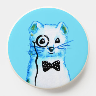 White Ferret Music Lover PopSocket