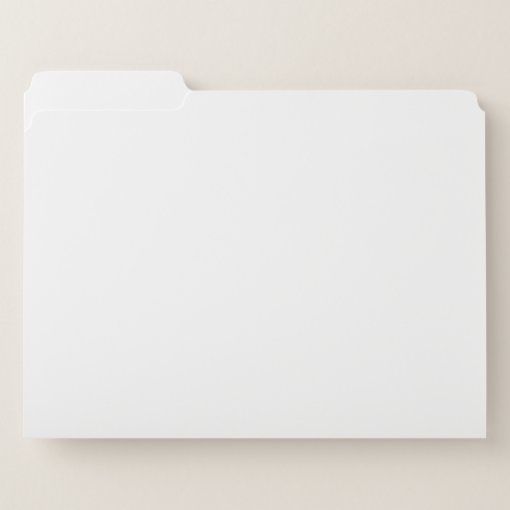 White File Folder Zazzle
