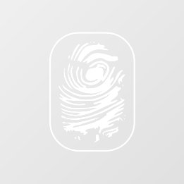 White Fingerprint Window Cling