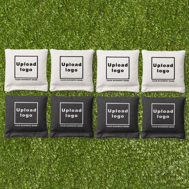 White First Set, Black Second Set, Cornhole Bags (Set)