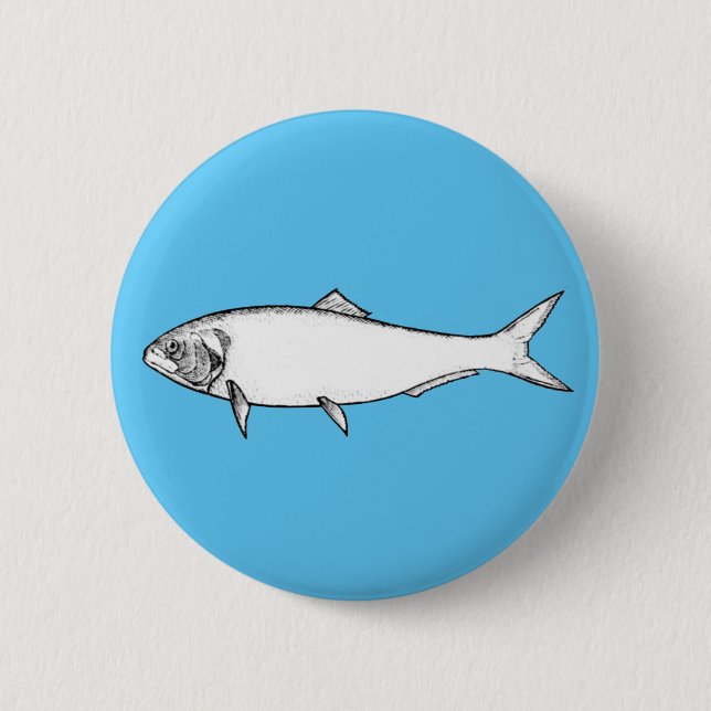 White Fish Button (Front)