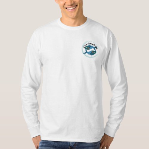 White Fishing T_shirts 