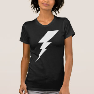 White Flash Lightning Bolt T-Shirt