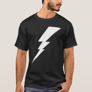White Flash Lightning Bolt T-Shirt