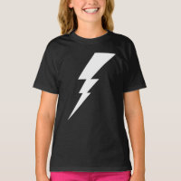 White Flash Lightning Bolt