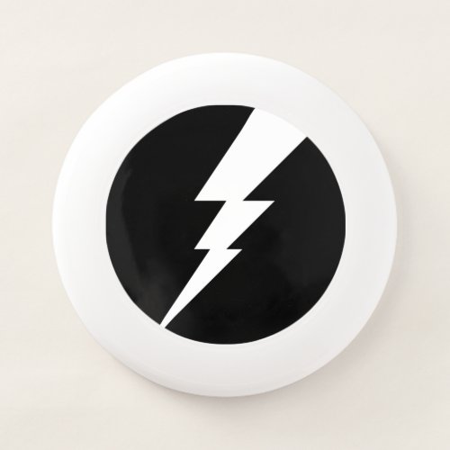 White Flash Lightning Bolt Wham_O Frisbee