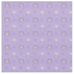 White  Fleur de Lis, French Lili pattern Fabric