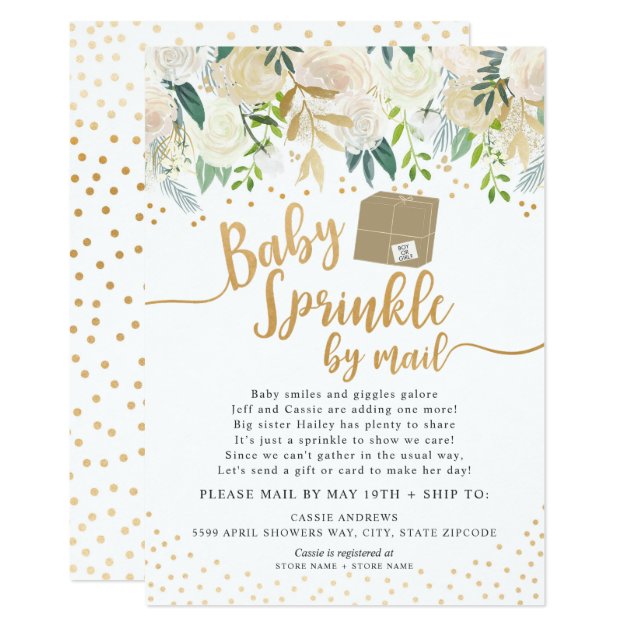 baby sprinkle online invitations