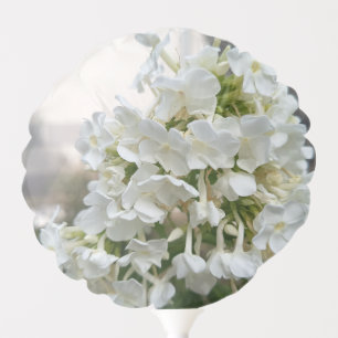 White Floral Balloon Elegant White Flower Party