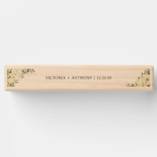 White Floral Bridal Shower Topple Tower