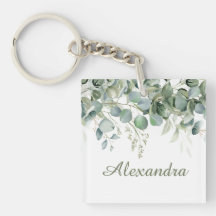 White Floral Custom Bridesmaid Favor 