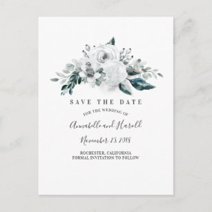 elegant save the date cards zazzle
