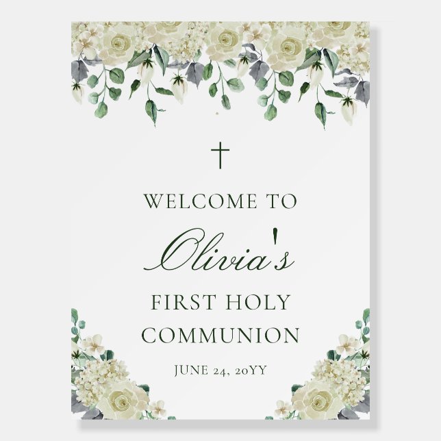 First Communion Welcome Sign First Communion Welcome Sign