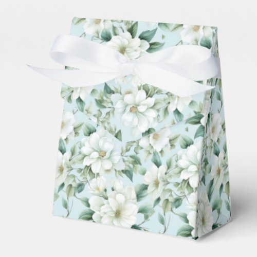 White Floral Party Treat Box