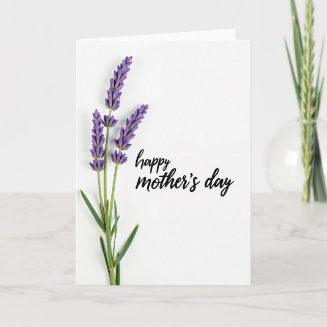 White Floral Pattern Card (Front)