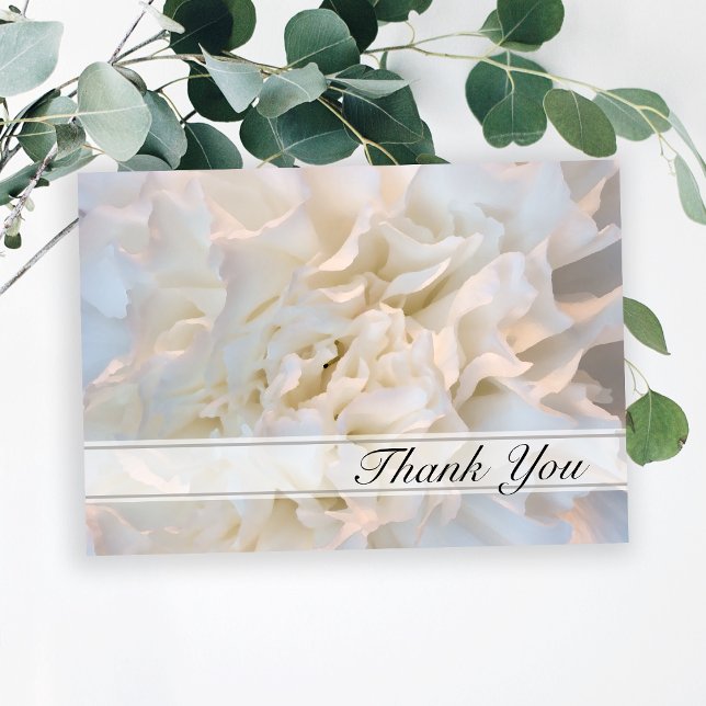 White Floral Thank You for Your Sympathy (Creator Uploaded)