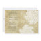 White Floral Vintage Wedding Invitations