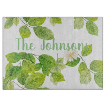 White Flower and Green Leaves Garden