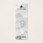 White Flower Bookmark (Back)
